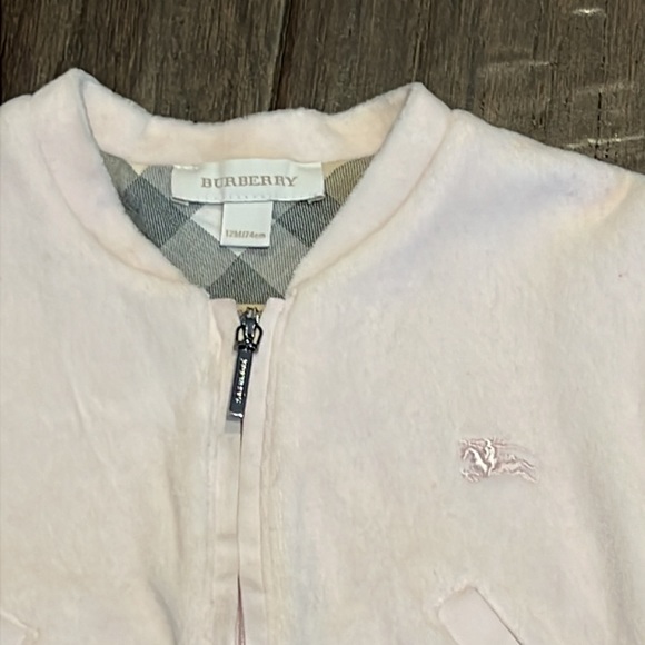 Burberry Baby Velour Tracksuit - Picture 2 of 7